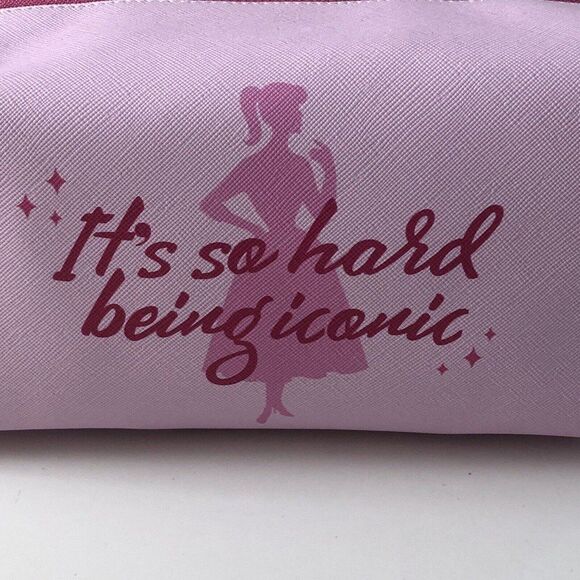 OCS Designs Barbie Themed Pink Cosmetic Bag NWT - Picture 2 of 7